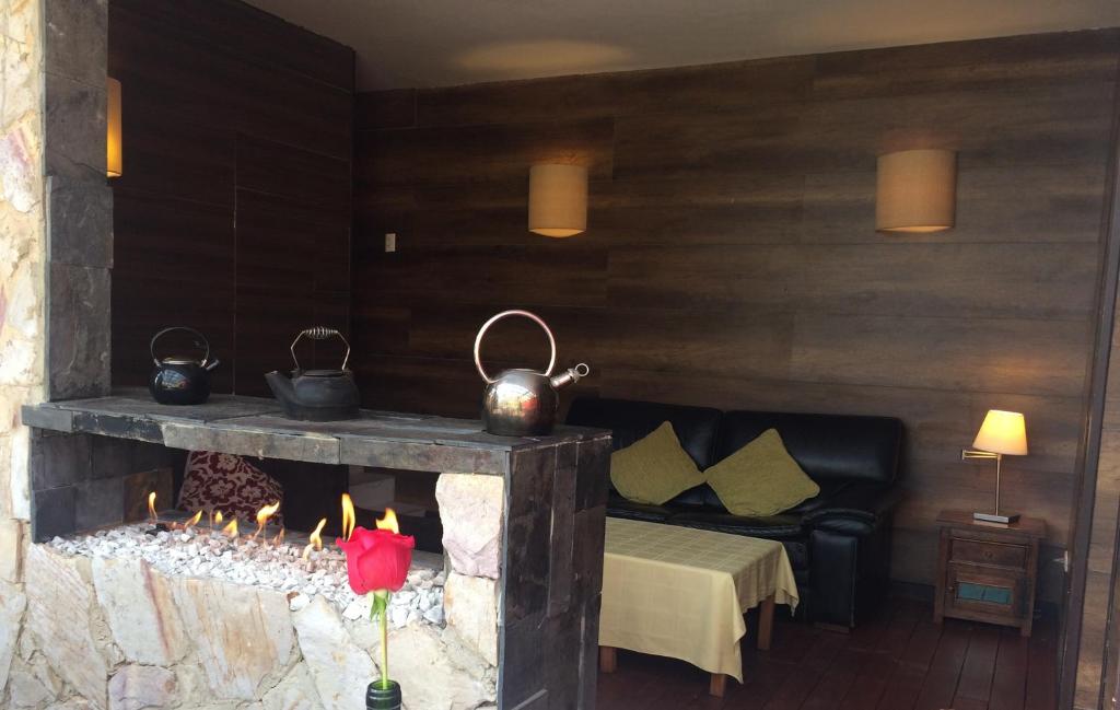 Posezení v ubytování Hotel Estación Primavera Sisga