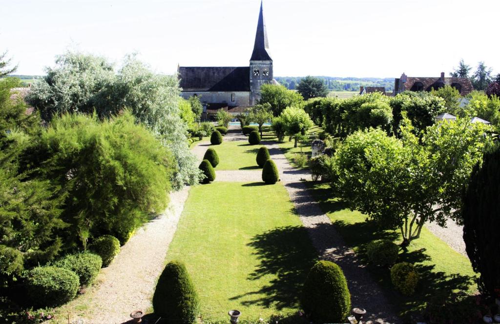 Zahrada ubytování Manoir de la Voute maison d'hôtes