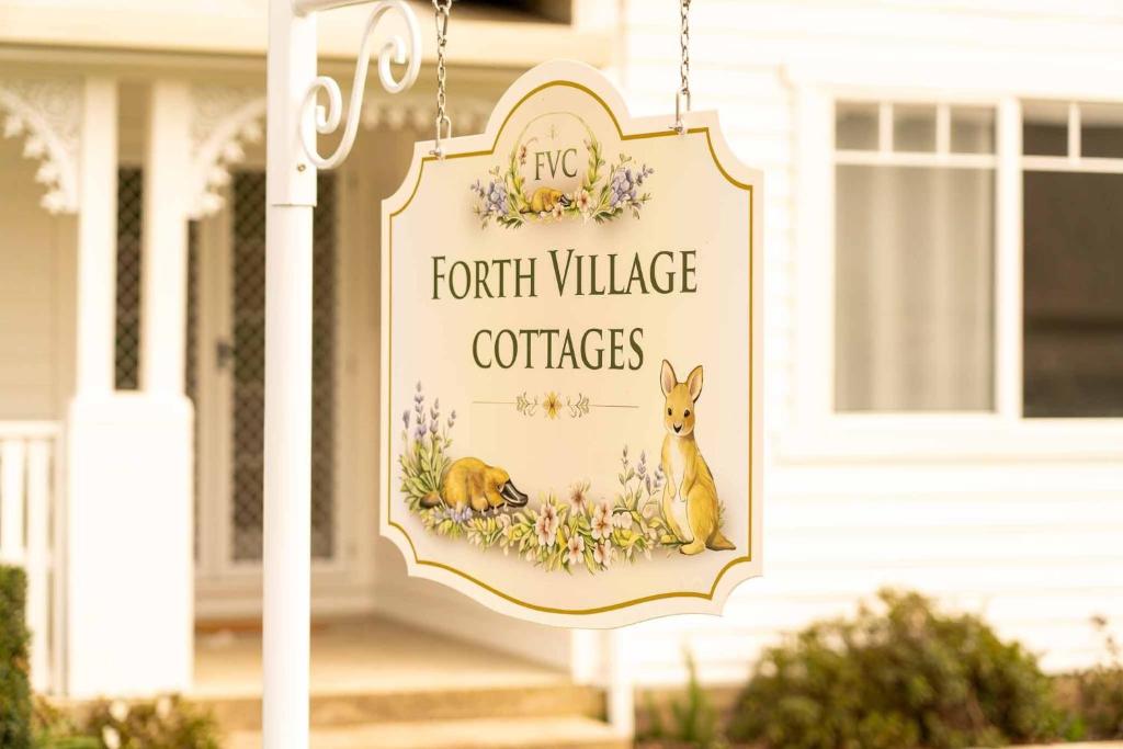 Certificat, premi, rètol o un altre document de Forth Village Cottages