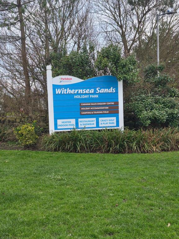 a sign for the wilderness sands national park at The Joanack Breeze in Withernsea