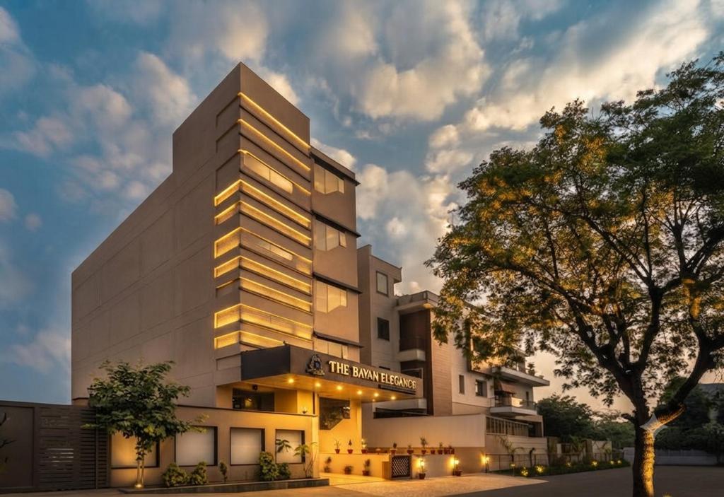 a rendering of the hampton inn suites building at The Bayan Elegance Hotel in Jaipur