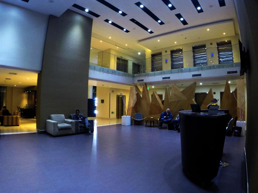 Posezení v ubytování Hotel Diego de Almagro Providencia