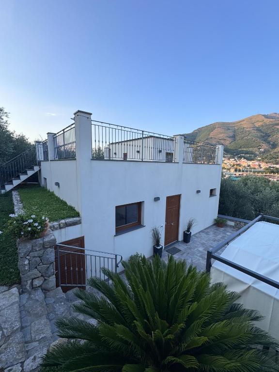 a villa with a view of the house at Green House in Vico Equense