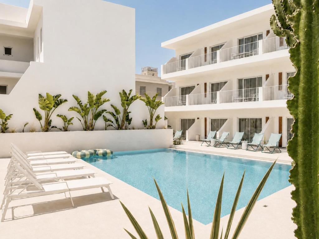 an image of a villa with a swimming pool at Melitti Lucent in Rethymno