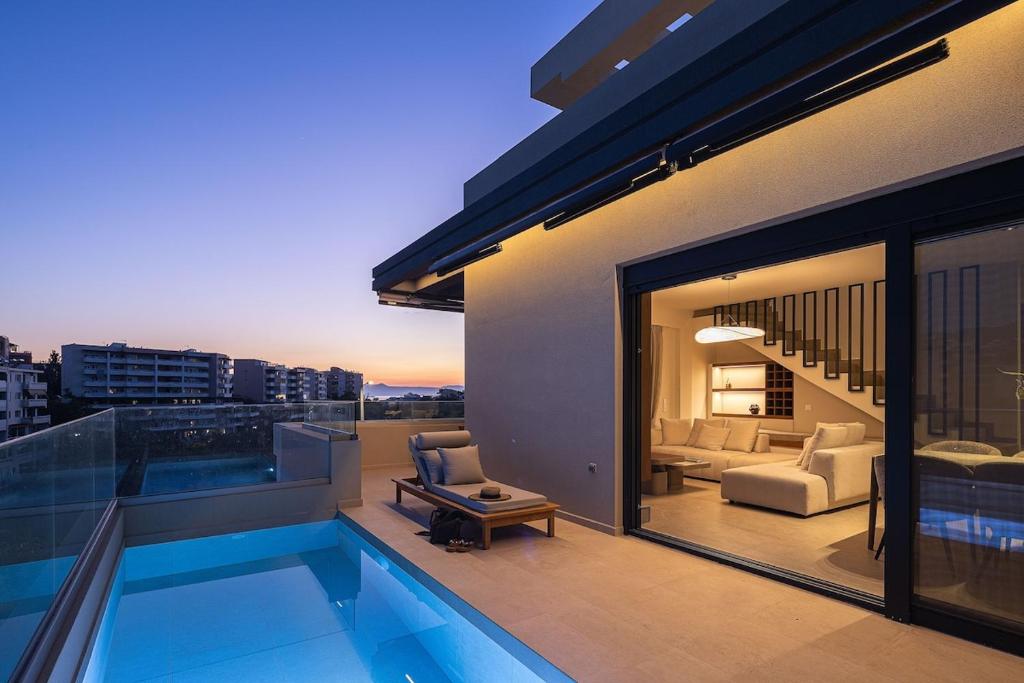 White Pearl - Private Pool -Roof Garden - Penthouse Duplex