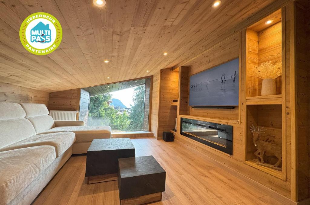 Appartement Nivalis - LES GETS, en plein centre et au pied des pistes