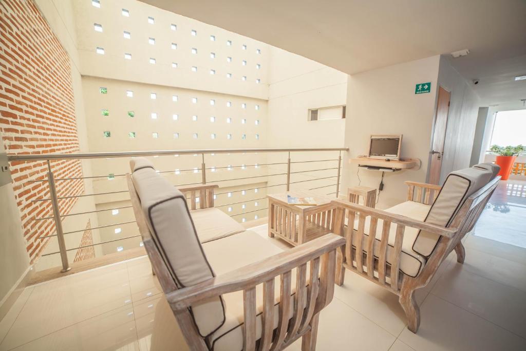 Posezení v ubytování Hotel Mar del Plata