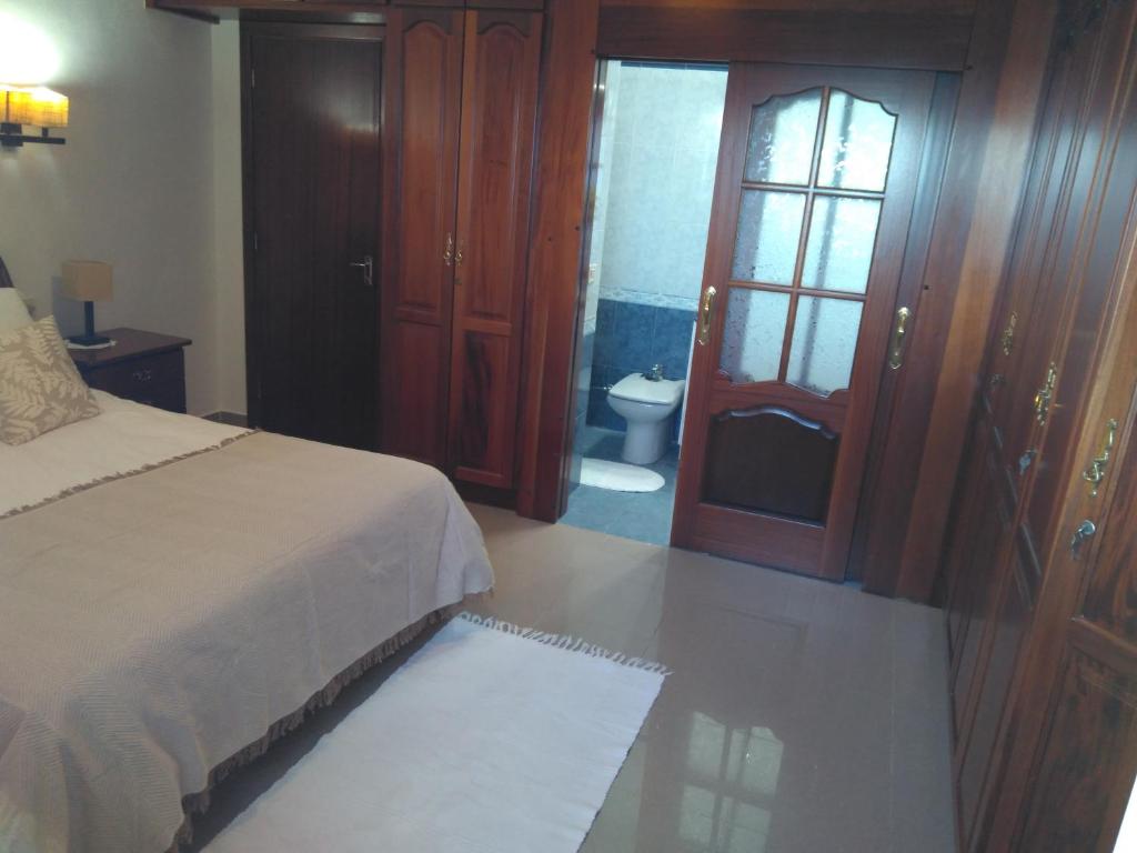 Posteľ alebo postele v izbe v ubytovaní Vivienda Vacacional Paseo Mirabal