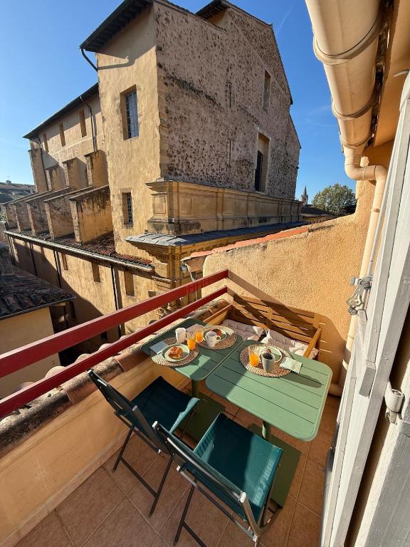 Appt de charme, terrasse et AC - Aix Centre