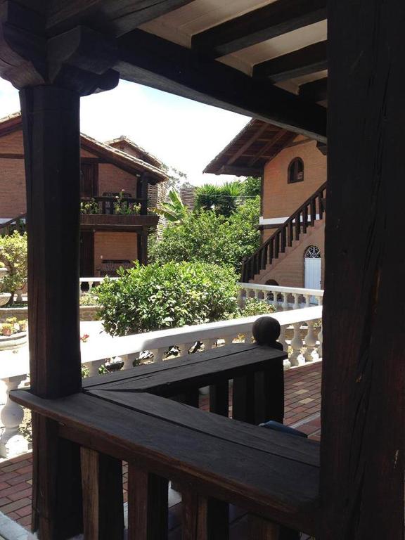 Balkón nebo terasa v ubytování Hotel y Hosteria Natabuela