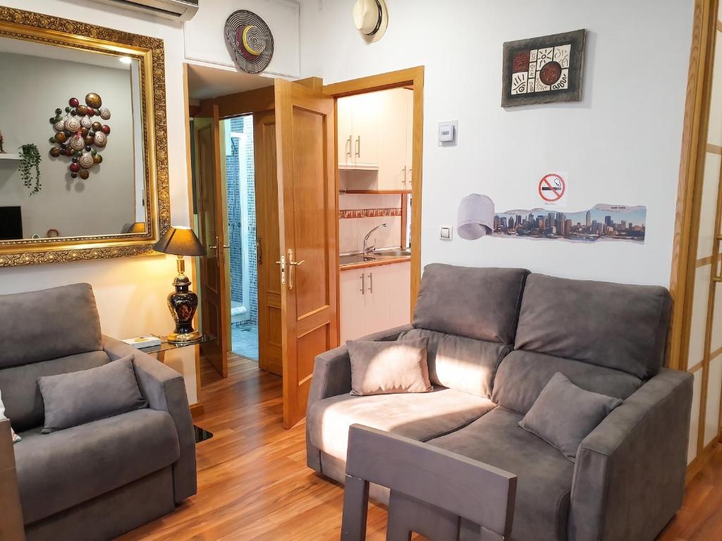 Cosy apartment in the heart of Madrid, 45m², with A/C