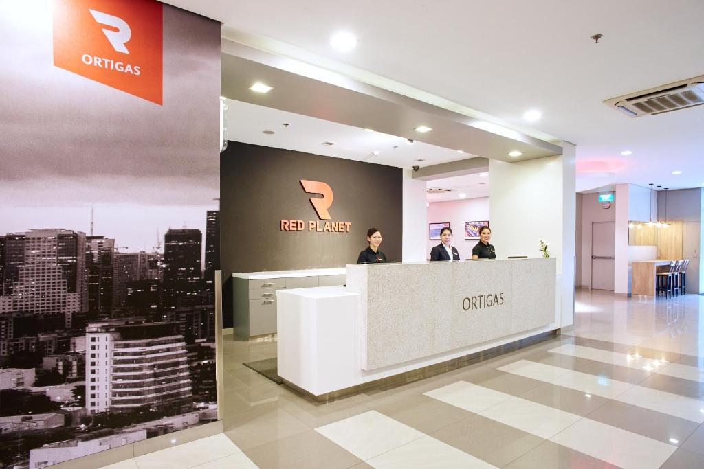 Vstupní hala nebo recepce v ubytování Red Planet Ortigas