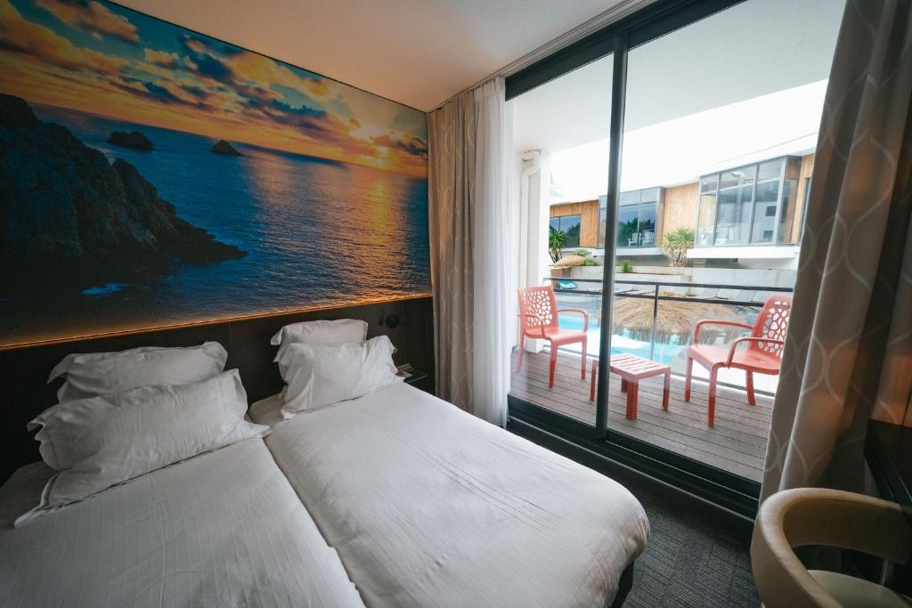 Le Thalassa Hôtel & Spa - Camera Doppia Con Letti Singoli Lato Piscina