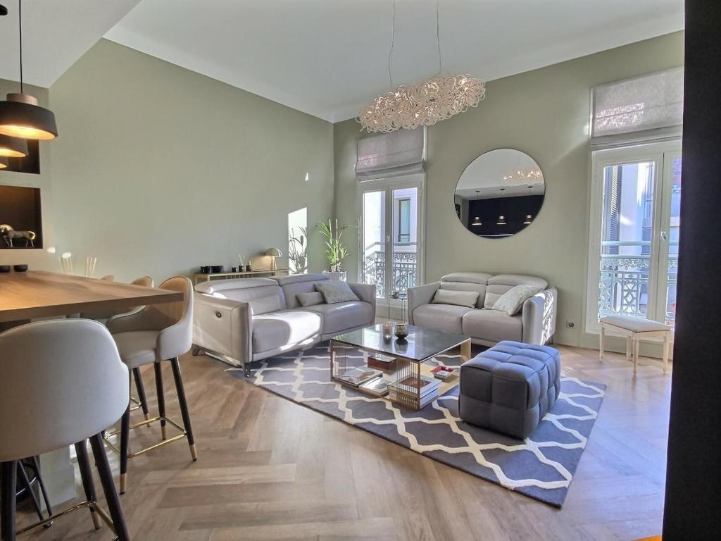 Luxury 25Bivouac 2 bedrooms - Croisette Palais des Festivals Cannes