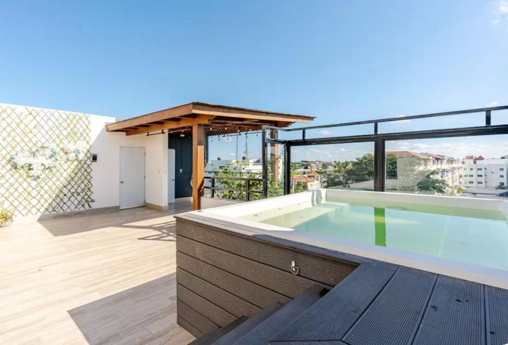 Gallery image of Penthouse con Terraza privada, Jacuzzi y BBQ in Mandinga
