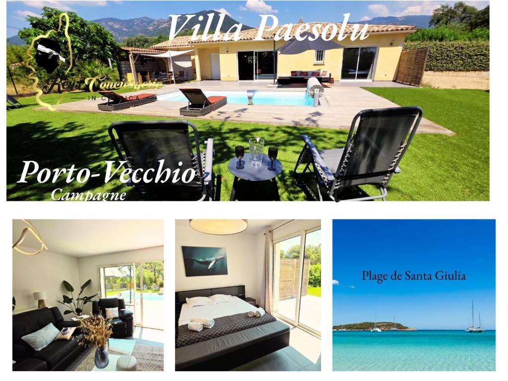 Villa 6 pers Piscine Chauffée Campagne Porto Vecchio