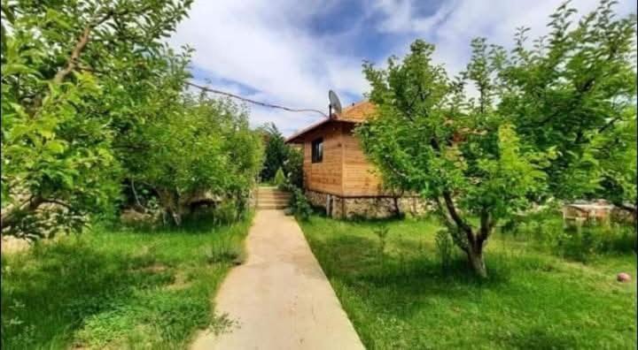 a path leading to a house in a field at Saghbine bungalows in ‘Ayn Zubdah