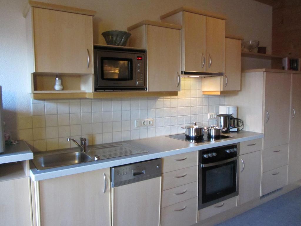 Kuchyňa alebo kuchynka v ubytovaní Appartement Seppenbauer