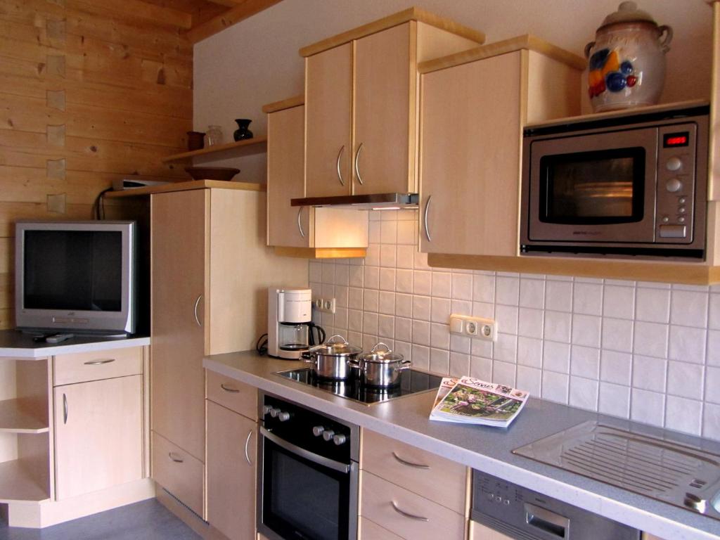 Kuchyňa alebo kuchynka v ubytovaní Appartement Seppenbauer
