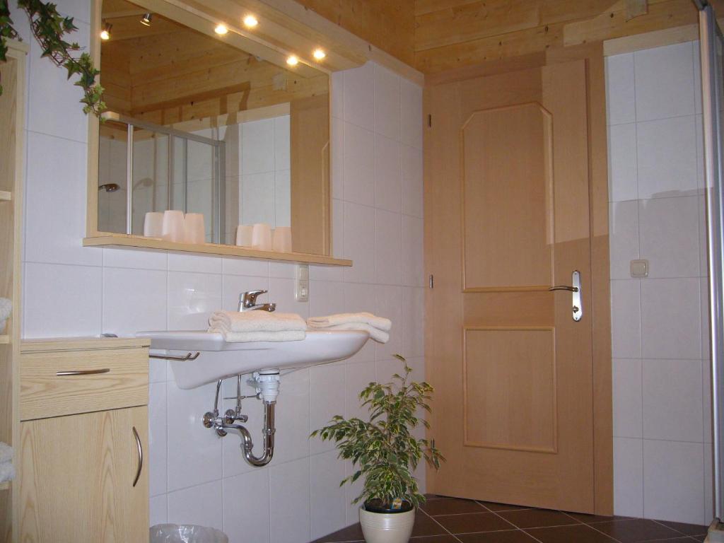 Kúpeľňa v ubytovaní Appartement Seppenbauer