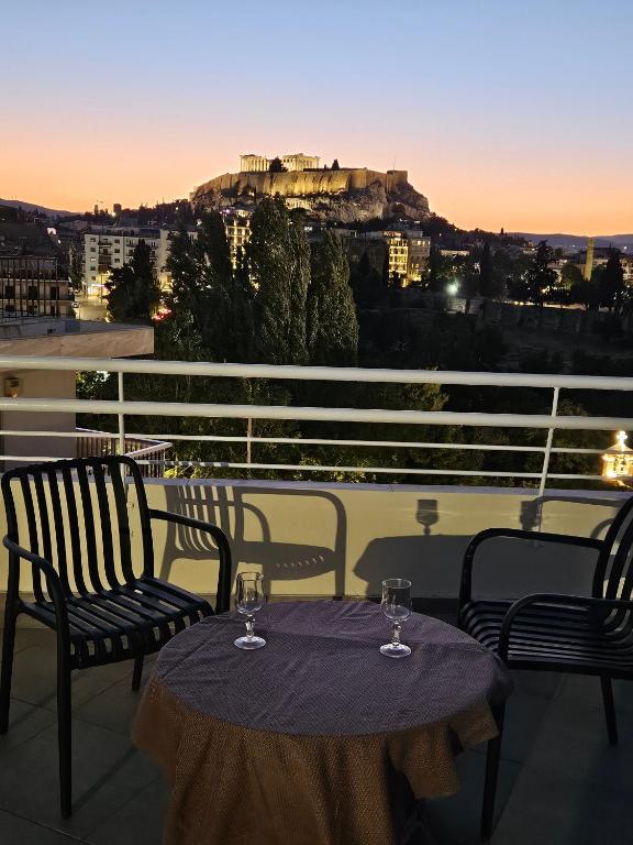 Acropolis view penthouse 70 sqm with huge balcony