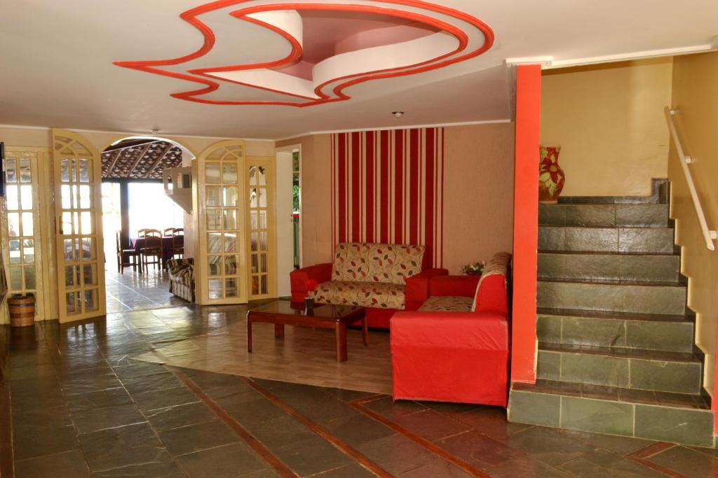 Posezení v ubytování Hotel Brisa dos Abrolhos