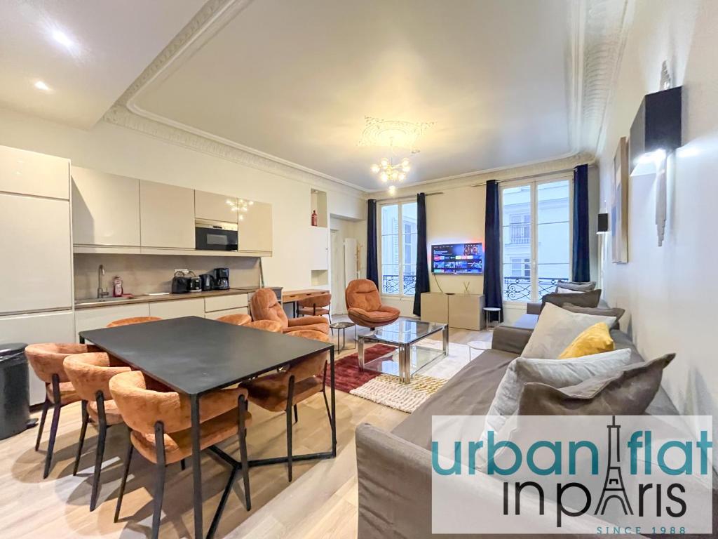 UrbanFlat 63 - Splendide Pied-a-Terre de 3 Chambres Paris Centre