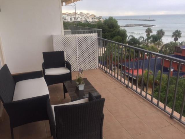 Balkón alebo terasa v ubytovaní The Terrace of Puerto Banus Beach