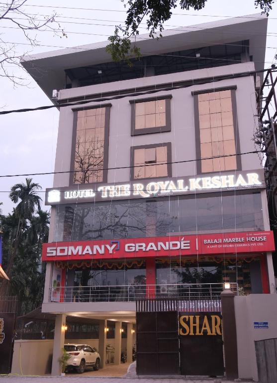 a building with a sign that reads the royal residency at Hotel The Royal Keshar-Near Bhutan Border in Jaigaon