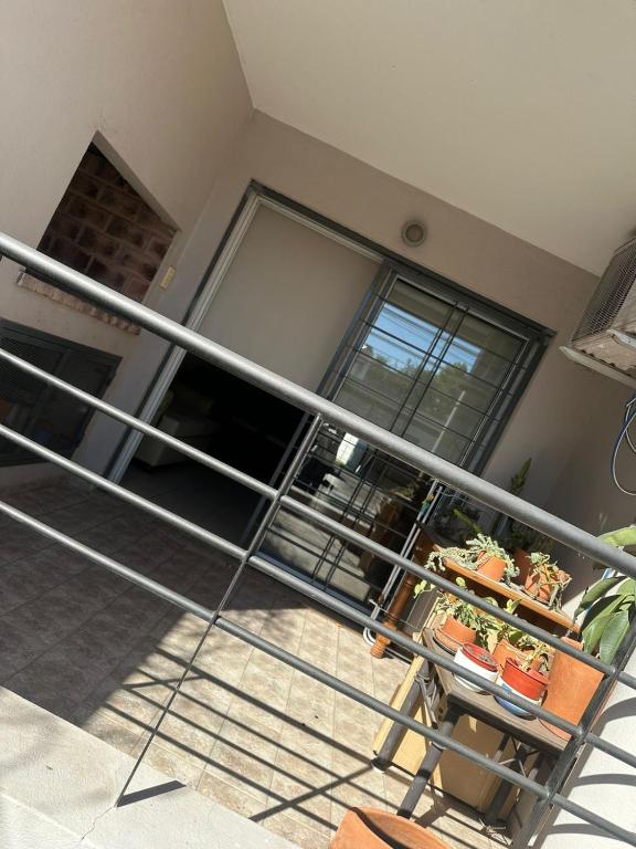 a view from the top of a house with a metal railing at Descanso Sereno in Junín
