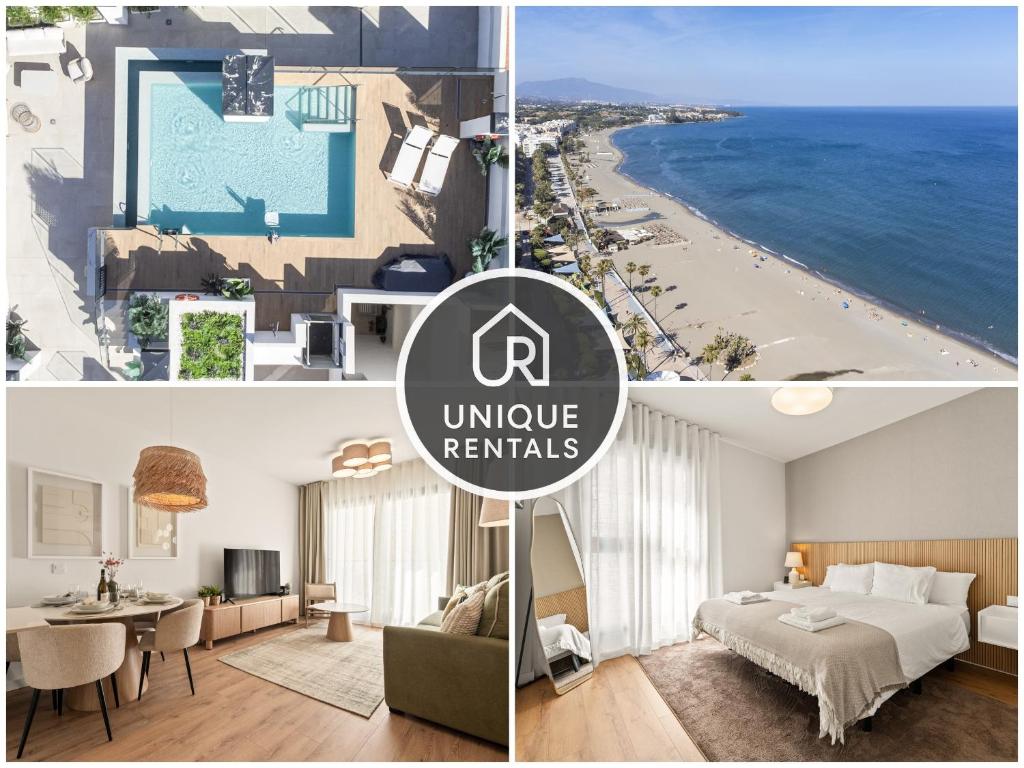 Elegant Beachside 2 Bedroom with Rooftop Pool