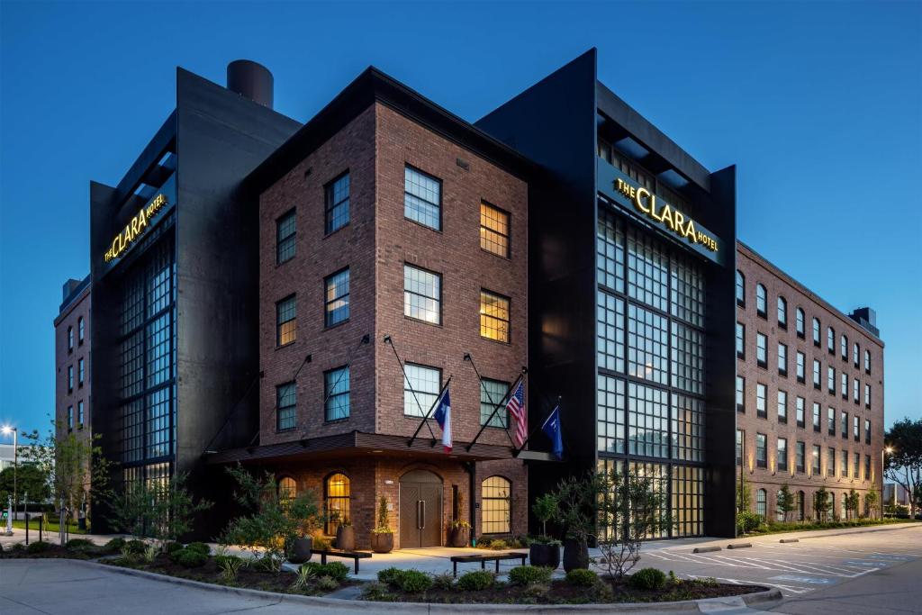 a rendering of the front of a hotel at The Clara Hotel Plano, Tapestry Collection by Hilton in Plano