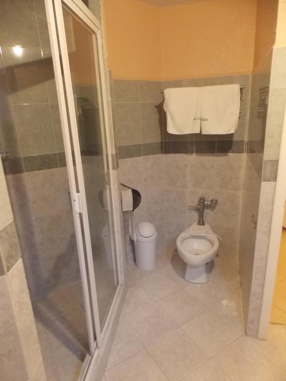 Koupelna v ubytování Hotel Express Alejandría