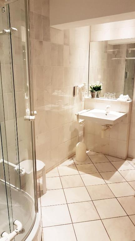 Koupelna v ubytování Best Western Plus Hotel StadtPalais
