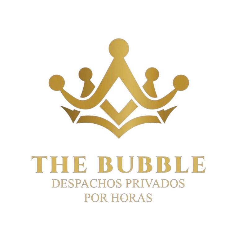 a logo for the bubble diagnostics physicians for houston at The Bubble in Madrid