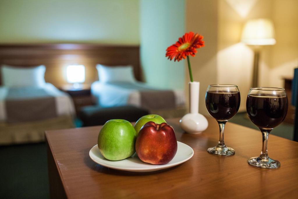 Nápoje v ubytování Aviatrans Hotel
