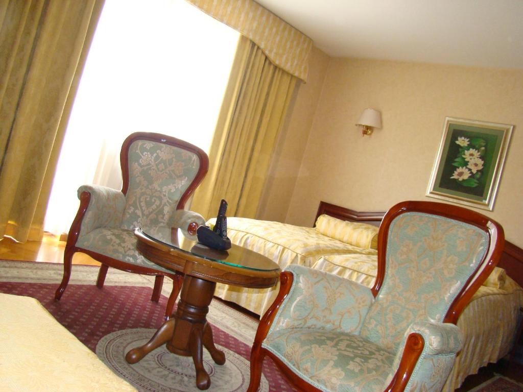 Posezení v ubytování Hotel Vila Ariston