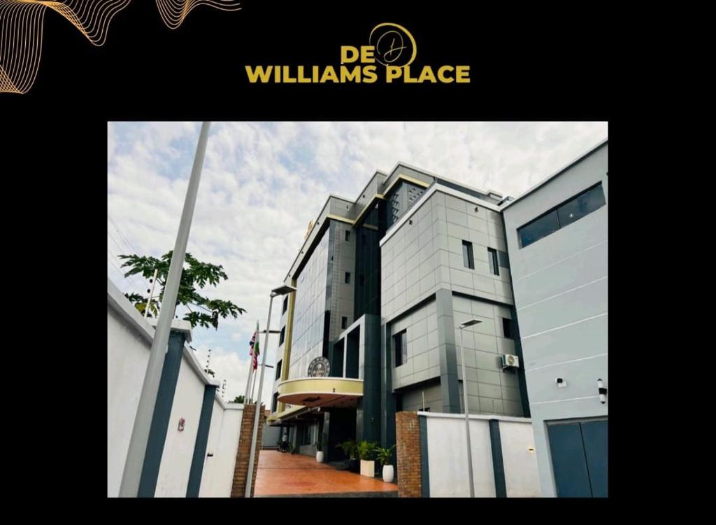 a picture of a building with the words williams place at DE-WILLIAMS PLACE hotel in Ibadan