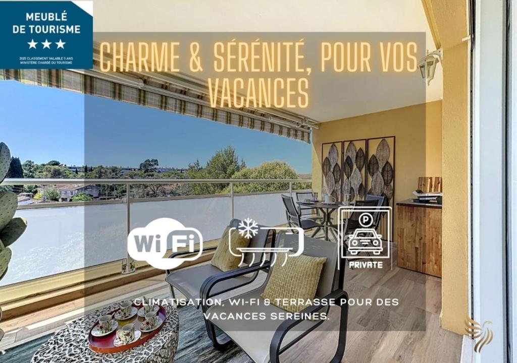 Serenity Getaway–4 people–WiFi–Terrace–Garage