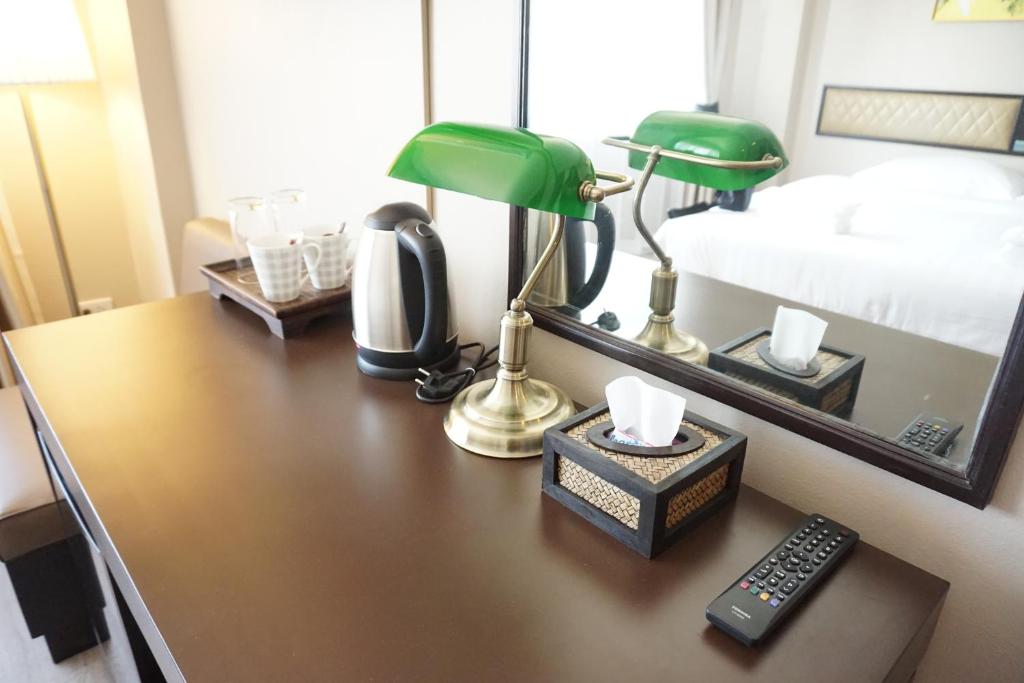 Taris Art Hotel Phrae - シティビュー付きのツインルーム