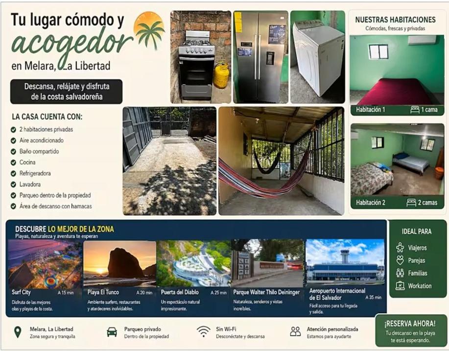 a collage of different pictures of a website at Casa Aquino in Santa Cruz Analquito