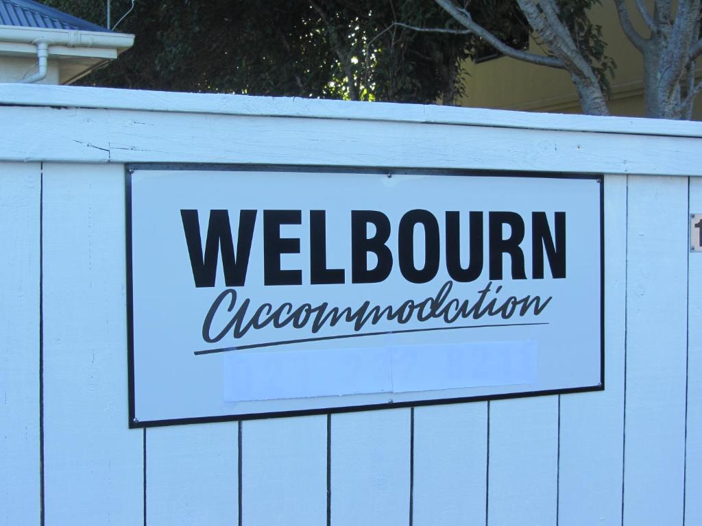 Certifikát, hodnocení, plakát nebo jiný dokument vystavený v ubytování Welbourn Accommodation