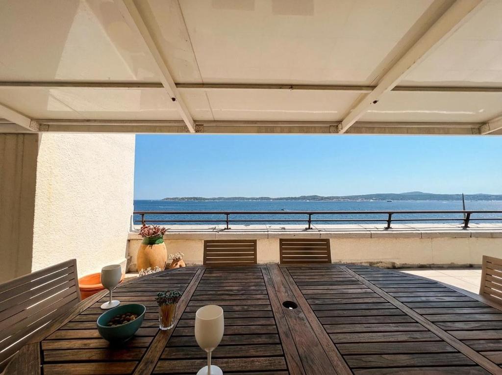 Rooftop panoramic sea view