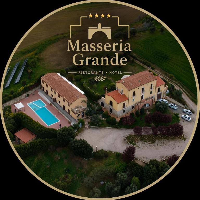 a model of a mansion with a house at Masseria Grande Hotel - Ristorante in Montecilfone