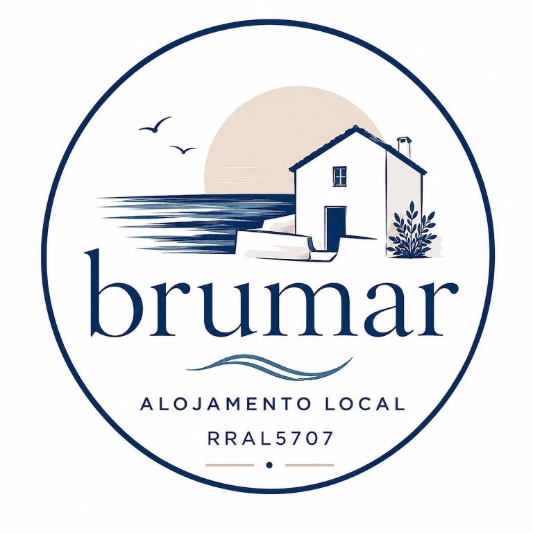 a logo for a birmarulumulum local resort at Casa Brumar Beach and Downtown on Foot in Praia da Vitória