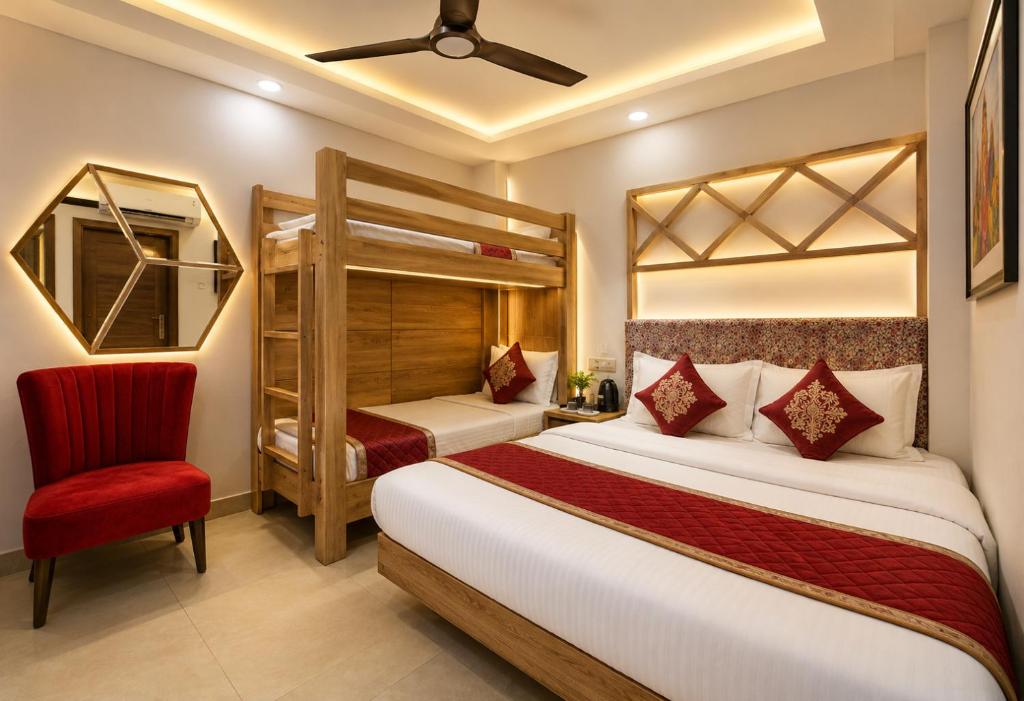 لابی و فضای عمومی Hotel Bala Ji International New Delhi Railway Station - تصویر ۵