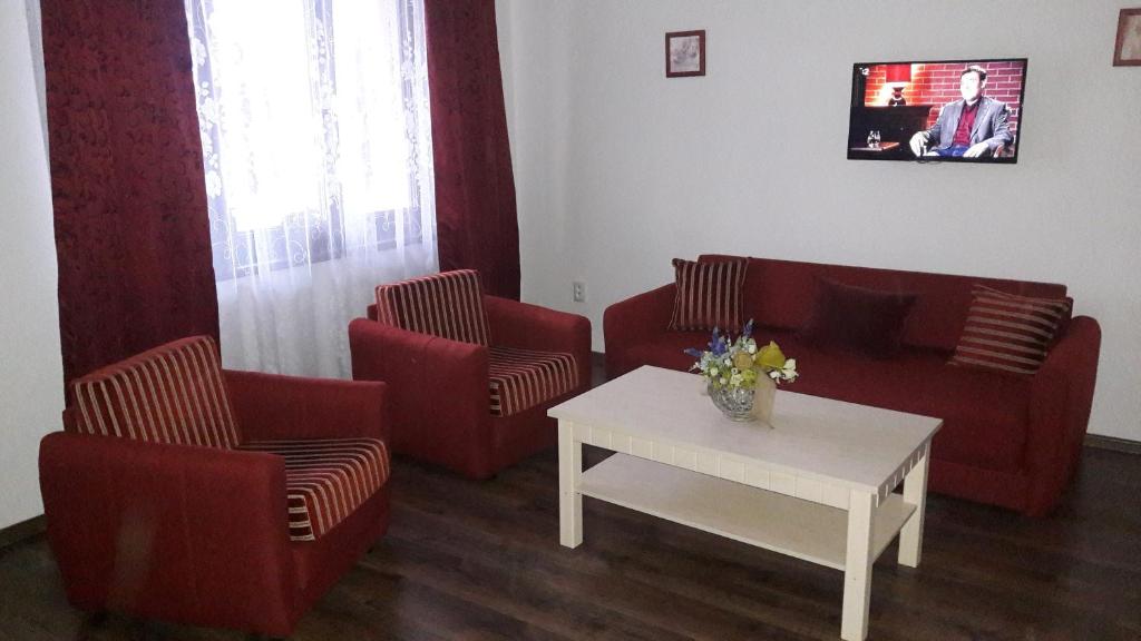 Posezení v ubytování Vilka Relax