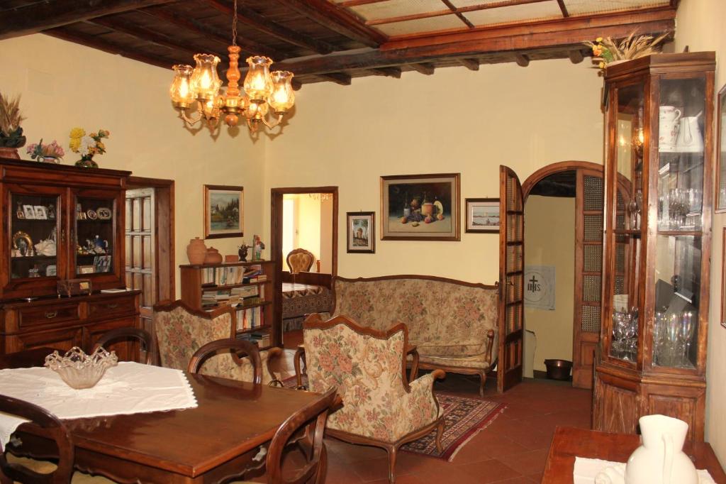 Posezení v ubytování Agriturismo I Poggi