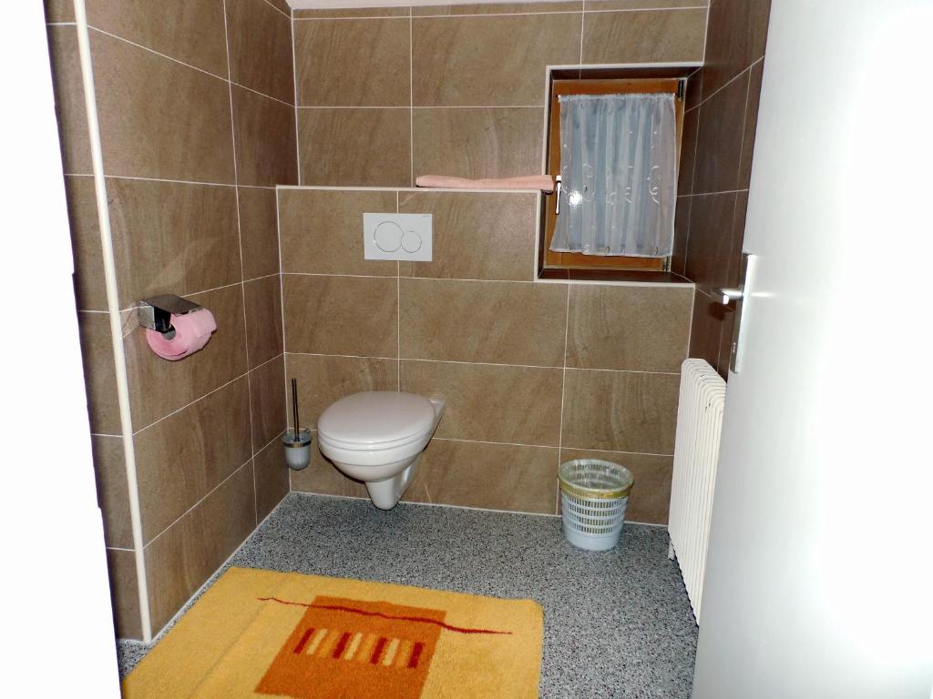 Koupelna v ubytování Haus Dornauer