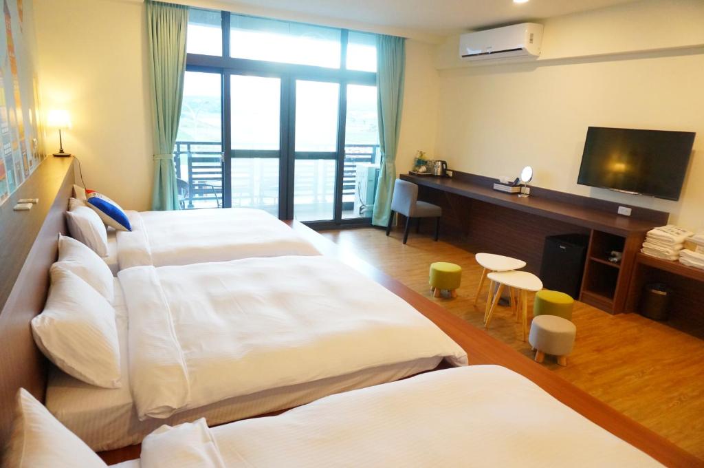 Postel nebo postele na pokoji v ubytování Mulin B&B